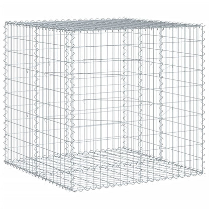vidaXL Gabion avec couvercle 100x100x100 cm Fer galvanisé