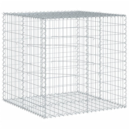vidaXL Gabion avec couvercle 100x100x100 cm Fer galvanisé