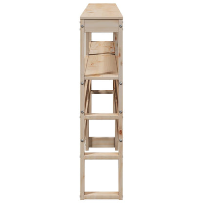 vidaXL Kopfteil mit Ablagen 200 cm Massivholz Kiefer