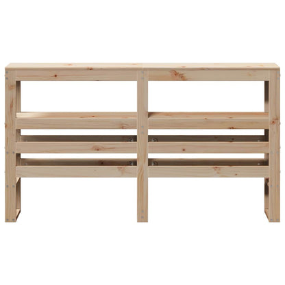 vidaXL Kopfteil mit Ablagen 160 cm Massivholz Kiefer