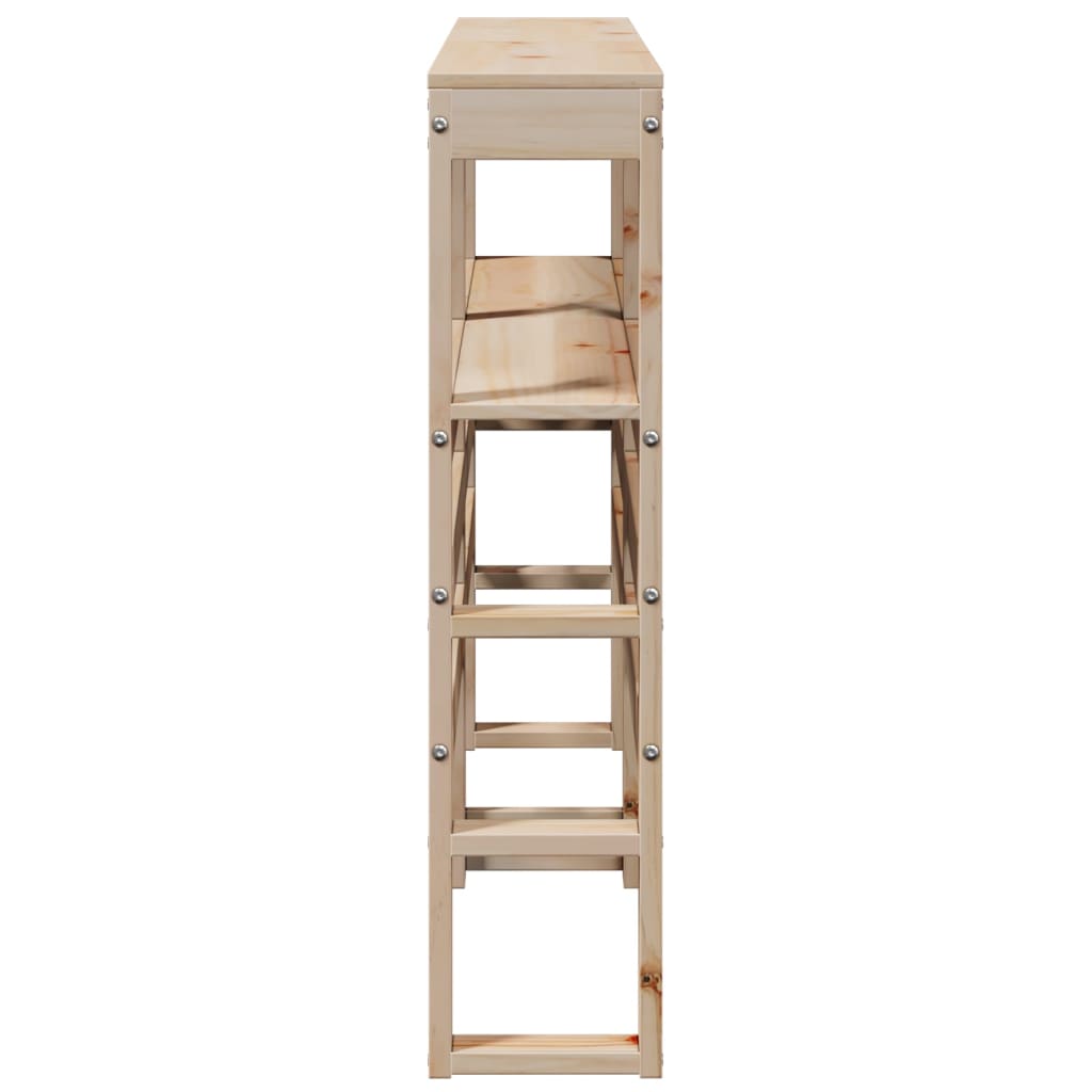 vidaXL Kopfteil mit Ablagen 160 cm Massivholz Kiefer
