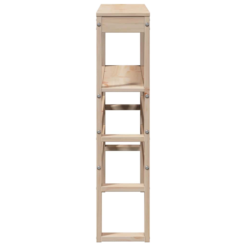 vidaXL Kopfteil mit Ablagen 100 cm Massivholz Kiefer