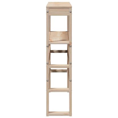 vidaXL Kopfteil mit Ablagen 100 cm Massivholz Kiefer