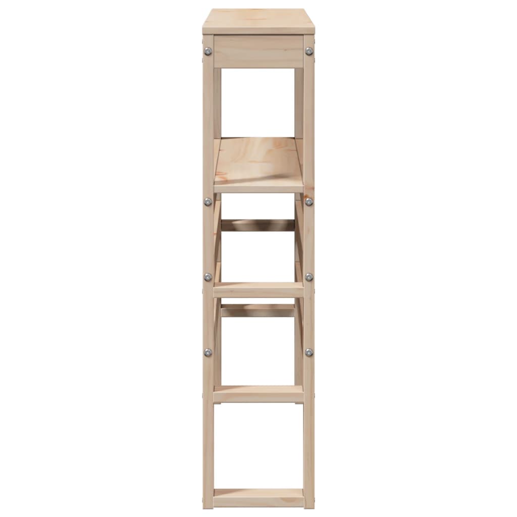 vidaXL Kopfteil mit Ablagen 90 cm Massivholz Kiefer