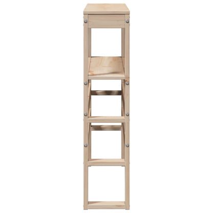 vidaXL Kopfteil mit Ablagen 90 cm Massivholz Kiefer