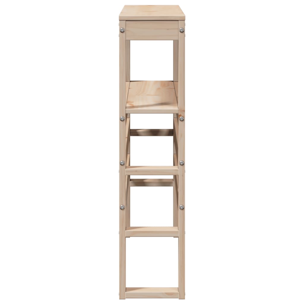 vidaXL Kopfteil mit Ablagen 75 cm Massivholz Kiefer