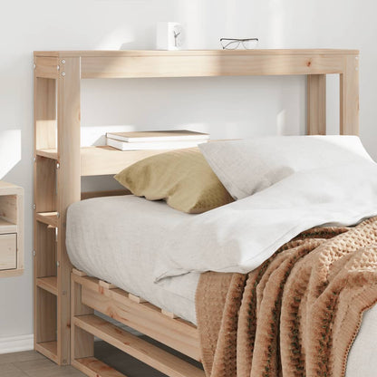 vidaXL Kopfteil mit Ablagen 75 cm Massivholz Kiefer