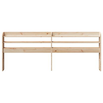 vidaXL Kopfteil mit Ablagen 200 cm Massivholz Kiefer