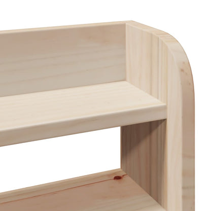 vidaXL Kopfteil mit Ablagen 200 cm Massivholz Kiefer