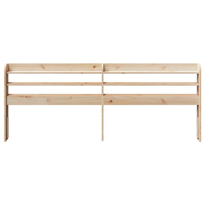 vidaXL Kopfteil mit Ablagen 180 cm Massivholz Kiefer