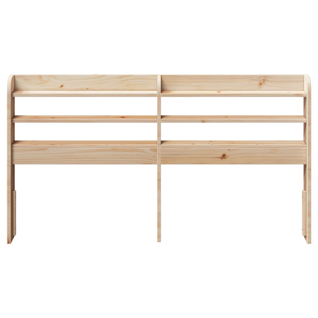 vidaXL Kopfteil mit Ablagen 160 cm Massivholz Kiefer
