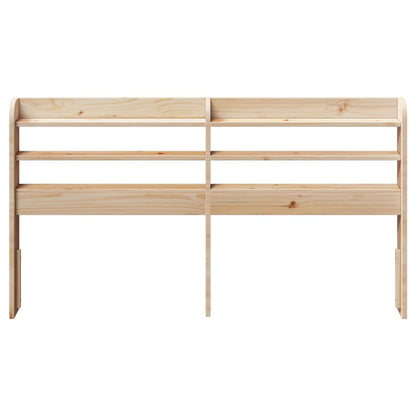 vidaXL Kopfteil mit Ablagen 160 cm Massivholz Kiefer