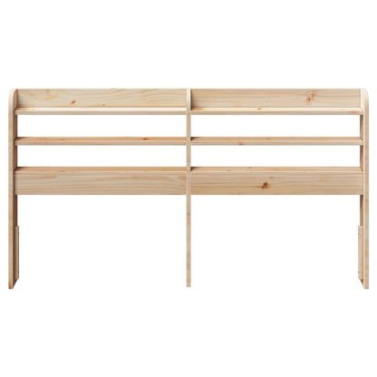 vidaXL Kopfteil mit Ablagen 150 cm Massivholz Kiefer