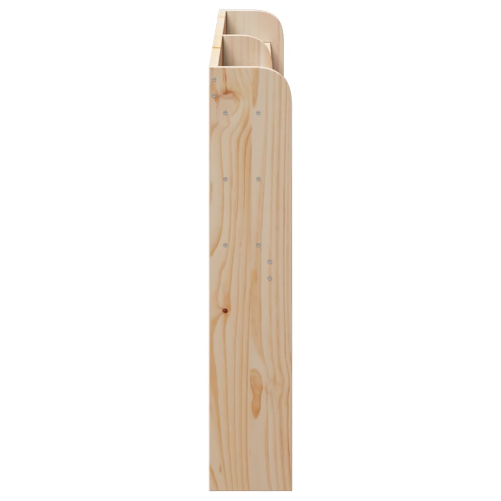 vidaXL Kopfteil mit Ablagen 150 cm Massivholz Kiefer