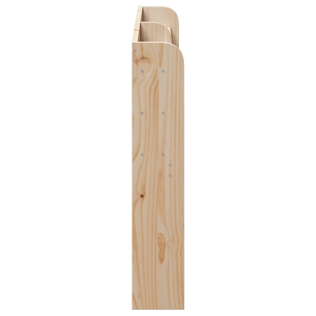 vidaXL Kopfteil mit Ablagen 140 cm Massivholz Kiefer