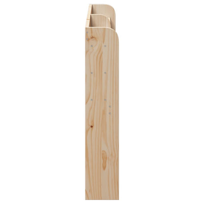 vidaXL Kopfteil mit Ablagen 140 cm Massivholz Kiefer