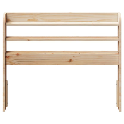 vidaXL Kopfteil mit Ablagen 100 cm Massivholz Kiefer