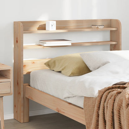 vidaXL Kopfteil mit Ablagen 100 cm Massivholz Kiefer