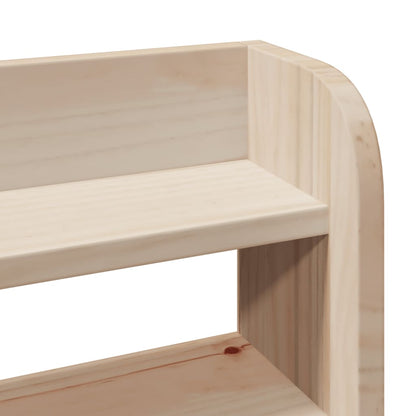 vidaXL Kopfteil mit Ablagen 90 cm Massivholz Kiefer