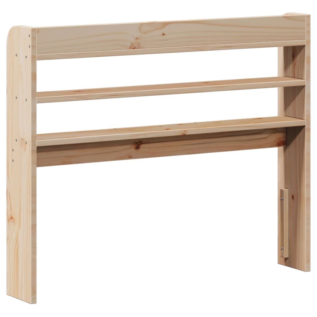 vidaXL Kopfteil mit Ablagen 75 cm Massivholz Kiefer