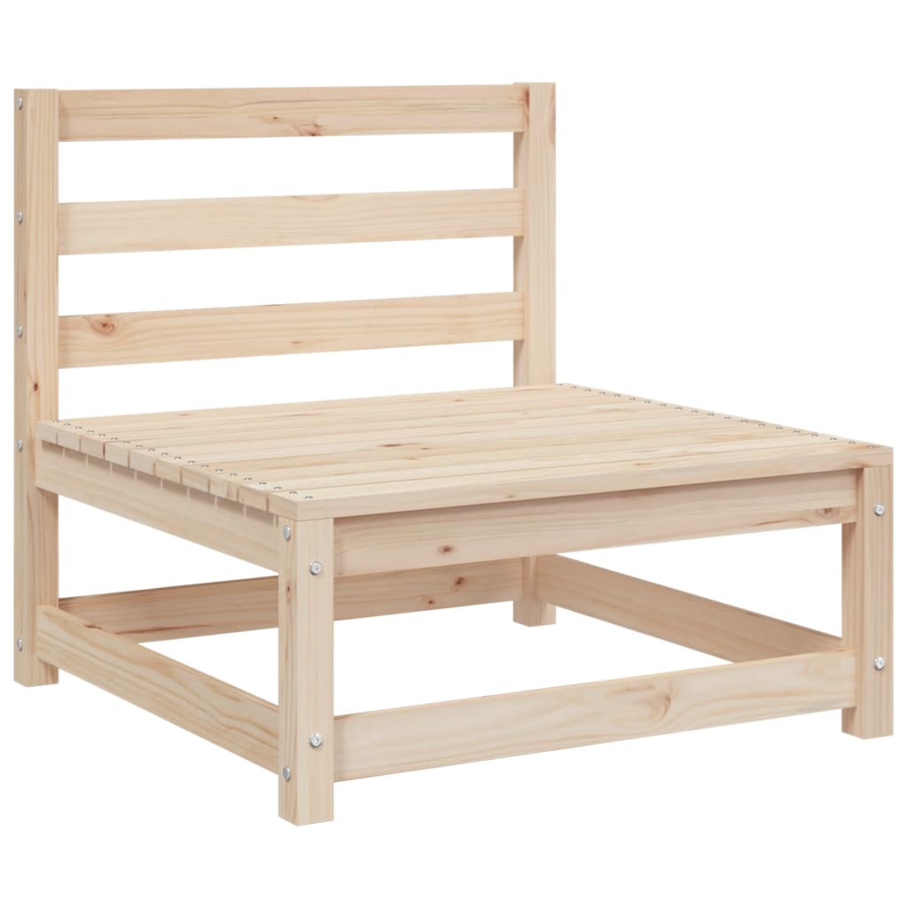 vidaXL 4-tlg. Garten-Sofagarnitur Massivholz Kiefer