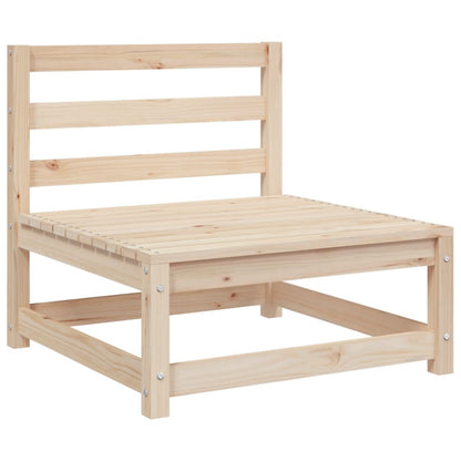 vidaXL 4-tlg. Garten-Sofagarnitur Massivholz Kiefer