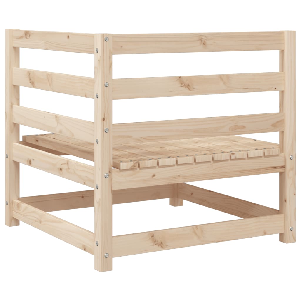 vidaXL 4-tlg. Garten-Sofagarnitur Massivholz Kiefer