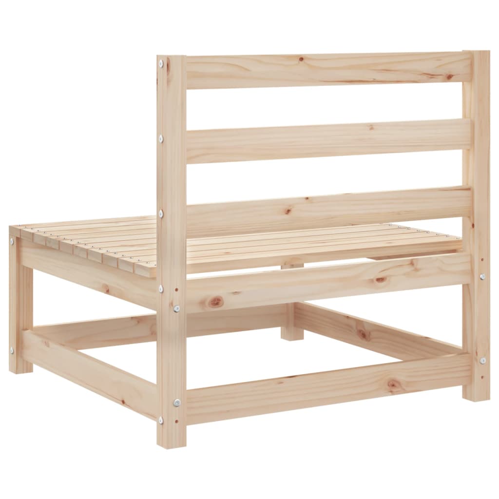 vidaXL 4-tlg. Garten-Sofagarnitur Massivholz Kiefer