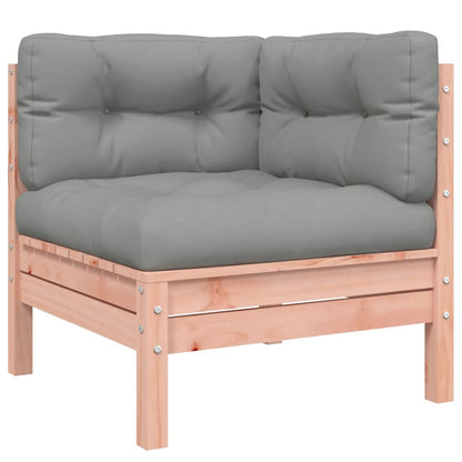 vidaXL Ensemble de canapés de jardin 4 pcs avec coussins Bois de douglas massif