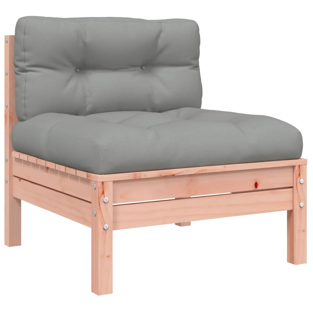 vidaXL Ensemble de canapés de jardin 4 pcs avec coussins Bois de douglas massif