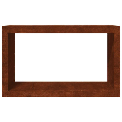 Brennholzregal 100x40x60 cm Wetterfester Stahl