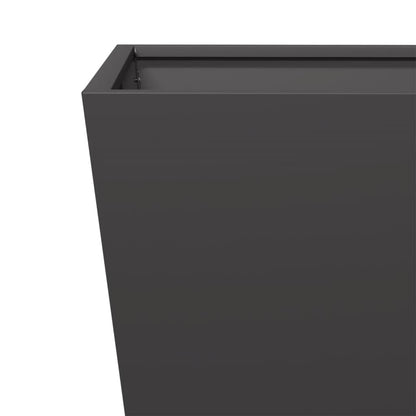vidaXL Pflanzkübel Schwarz 30x30x30 Stahl