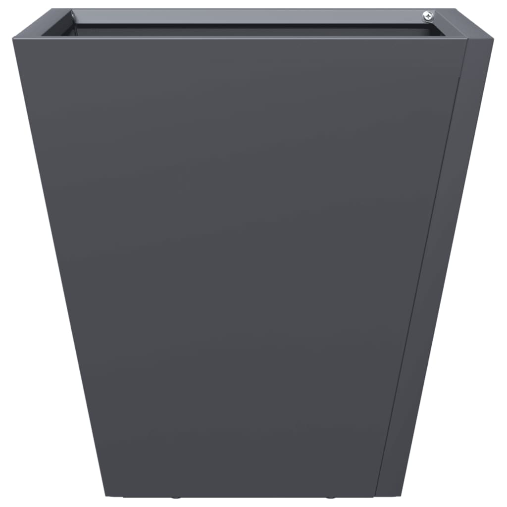 vidaXL Pflanzkübel Anthrazit 30x30x30 Stahl