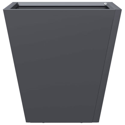 vidaXL Pflanzkübel Anthrazit 30x30x30 Stahl