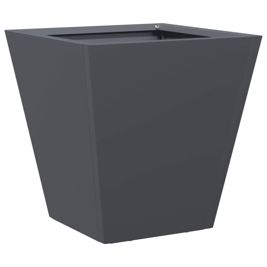 vidaXL Pflanzkübel Anthrazit 30x30x30 Stahl