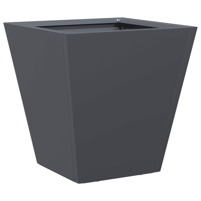 vidaXL Pflanzkübel Anthrazit 30x30x30 Stahl