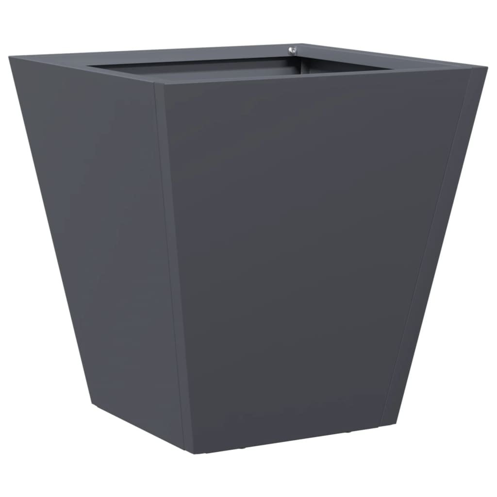 vidaXL Pflanzkübel 2 Stk. Anthrazit 30x30x30 Stahl