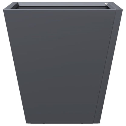vidaXL Pflanzkübel 2 Stk. Anthrazit 30x30x30 Stahl