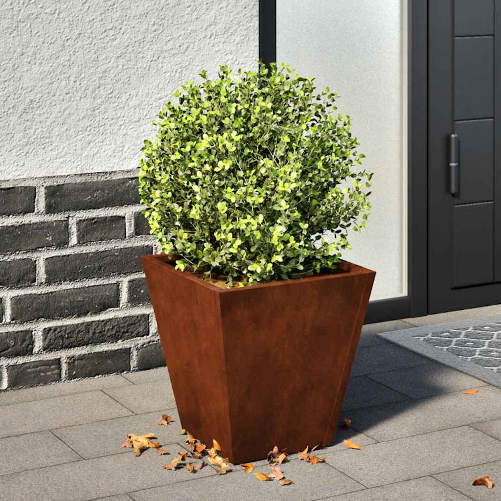 vidaXL Pflanzkübel 2 Stk. 30x30x30 cm Wetterfester Stahl