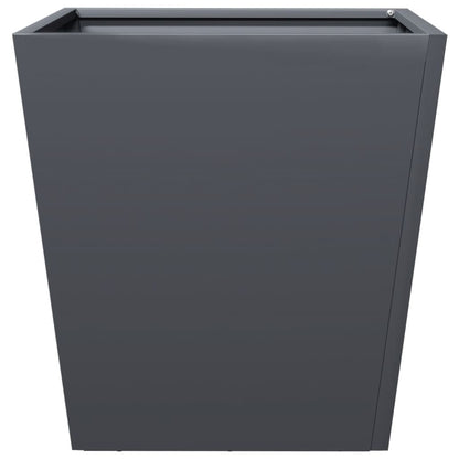 vidaXL Pflanzkübel Anthrazit 40x40x40 Stahl
