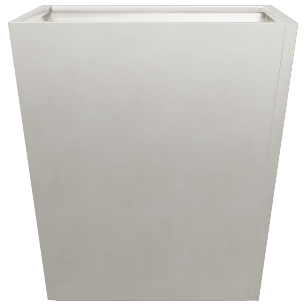 vidaXL Jardinière 40x40x40 cm Acier inoxydable