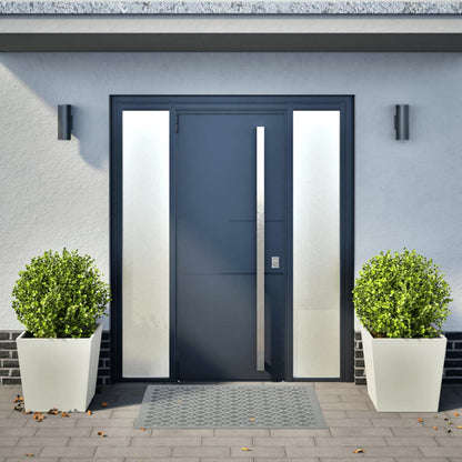 vidaXL Jardinières 2 pcs Blanc 50x50x50 cm Acier