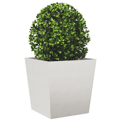 vidaXL Jardinière 50x50x50 cm Acier inoxydable