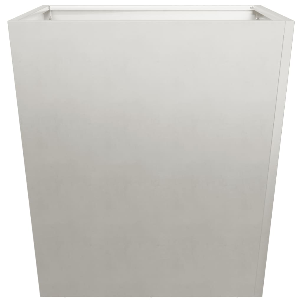 vidaXL Jardinière 50x50x50 cm Acier inoxydable