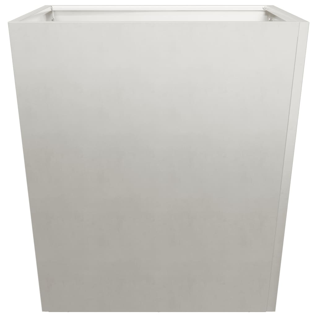 vidaXL Jardinière 50x50x50 cm Acier inoxydable
