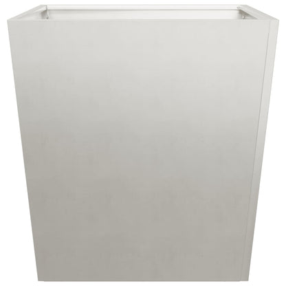 vidaXL Jardinière 50x50x50 cm Acier inoxydable