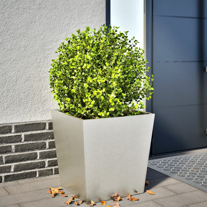 vidaXL Jardinière 50x50x50 cm Acier inoxydable
