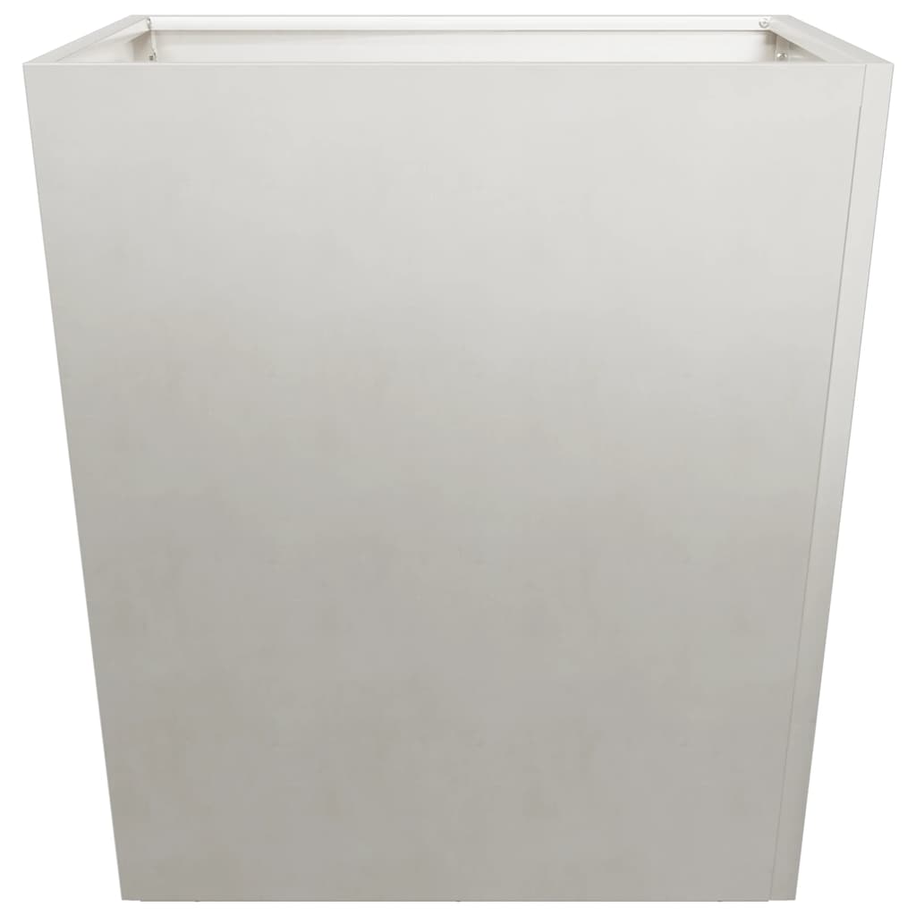 vidaXL Pflanzkübel 2 Stk. 50x50x50 cm Edelstahl