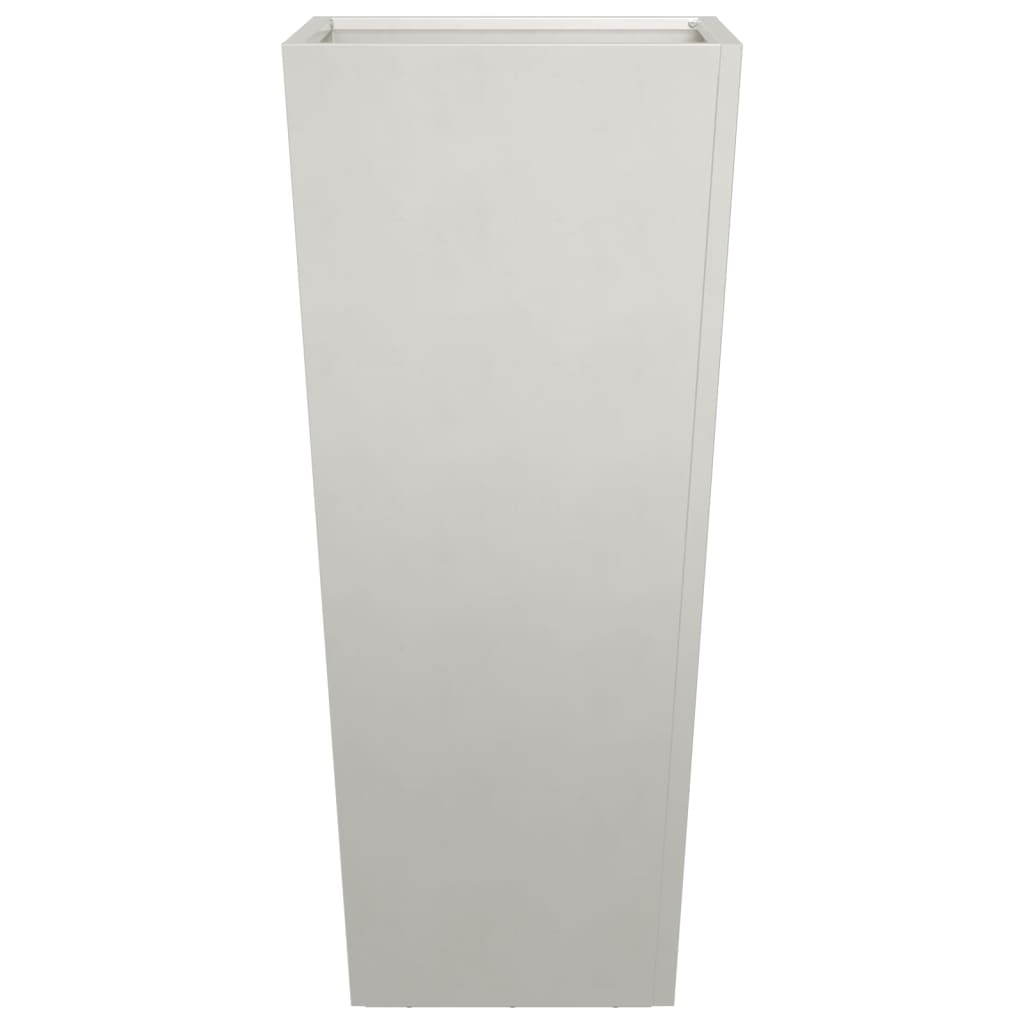 vidaXL Pflanzkübel 35x35x75 cm Edelstahl