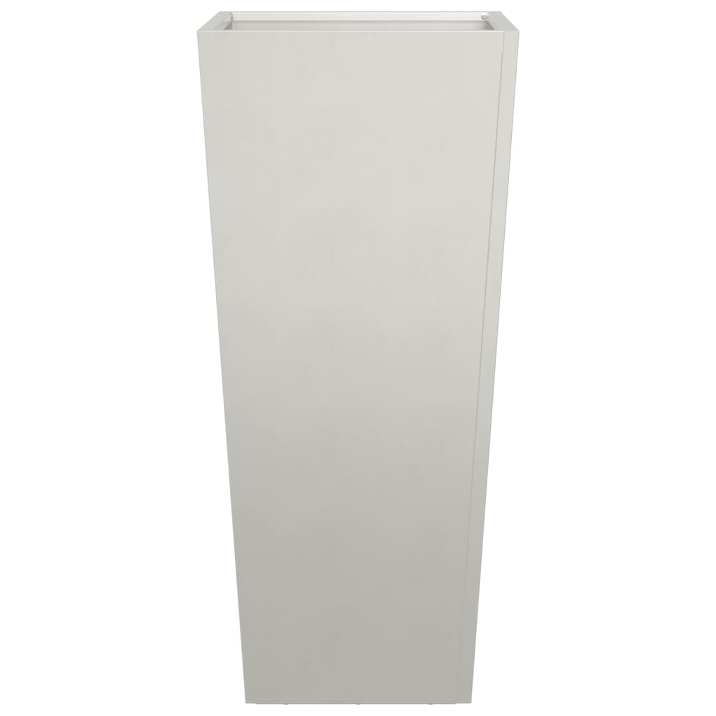 vidaXL Pflanzkübel 35x35x75 cm Edelstahl